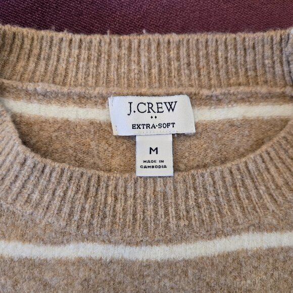 J. Crew Factory Striped Extra-Soft Sweater, Sz M - Picture 5 of 7
